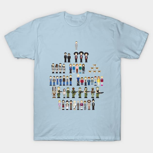 Counting in the 80s T-Shirt by C_Squared_Designs